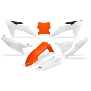 Komplet plastików UFO do KTM SX/SXF(SX-F) 125/250/300/350/450F (23-) pomarańczowo- biały Kup online