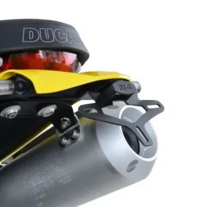 Mocowanie tablicy rejestracyjnej R&G Racing Ducati Scrambler 1100 (18-) czarne Łatwy zwrot