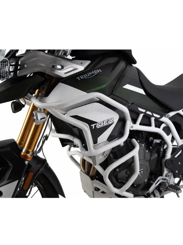 Sprawdź teraz Gmole zbiornika paliwa Solid Hepco&Becker do Triumph Tiger 900 / Rally / GT / PRO (20-23) białe