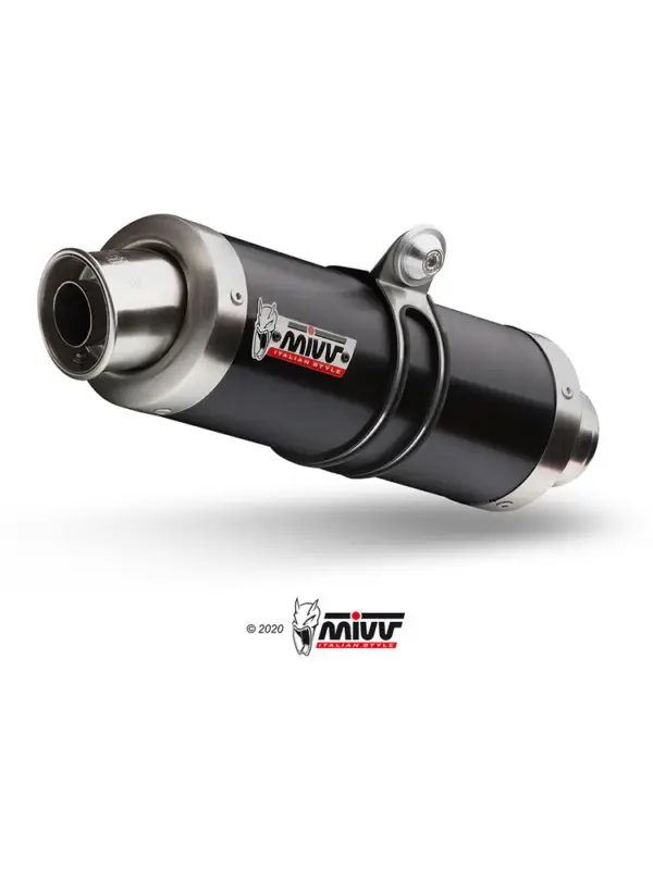 Tłumiki motocyklowe Slip-On (GP) MIVV do Suzuki GSX-R 1000 (09-11) czarne Premium