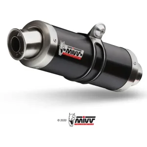 Tłumik motocyklowy Slip-On (GP) MIVV do Triumph Speed Triple 1050 R / S / RS (16-17) czarny Ekspresowa dostawa