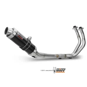 Popularny Pełny układ wydechowy (GP) MIVV do Yamaha MT-07 / FZ-07 (14-) czarny
