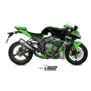 Szybka wysyłka Pełny układ wydechowy (Delta Race) MIVV do Kawasaki Ninja ZX-10R / RR (16-) srebrny