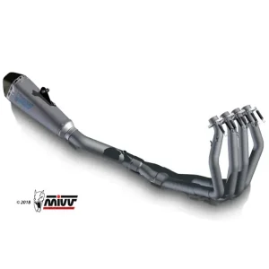Nowość Pełny układ wydechowy (Delta Race) MIVV do Suzuki GSX-R 1300 Hayabusa (08-17) titanium
