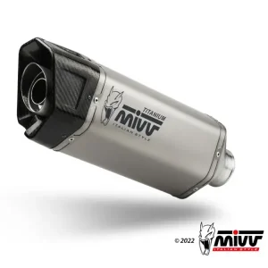 Do wyczerpania zapasów Tłumik motocyklowy Slip-On (SR-1) MIVV do Triumph Speed Triple 1200 RR / RS (21-) titanium