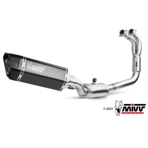 Pełny układ wydechowy z homologacją (SR-1) MIVV do Yamaha YZF-R7 (22-) czarny Ograniczona ilość