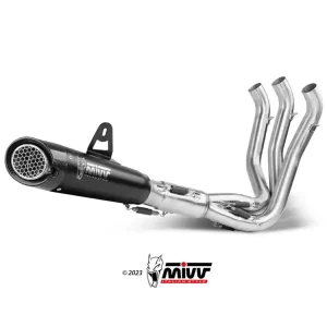 Nowy Pełny układ wydechowy (X-M5) MIVV do Triumph Tiger Sport 660 / Trident 660 (21-) czarny
