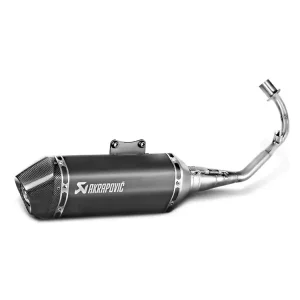 Pełny układ wydechowy Racing Line [Stal nierdzewna + Carbon] Akrapovič do wybranych modeli Piaggio / Vespa Ograniczona ilość