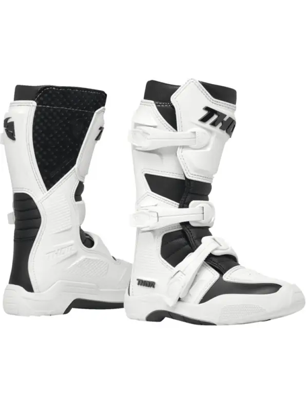 Tylko do końca tygodnia Buty cross dla dzieci Thor Blitz XR biało-czarne