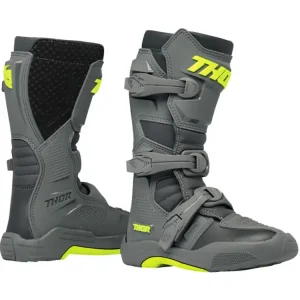 Buty cross dla dzieci Thor Blitz XR szare Bezpieczne zakupy