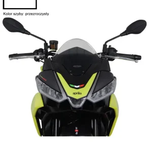 Szyba motocyklowa MRA Originally-shaped windshield "O" do Aprilia Tuono 660 (21-) / Tuono V4 1100 Factory (19-) przezroczysta Ostatnia szansa