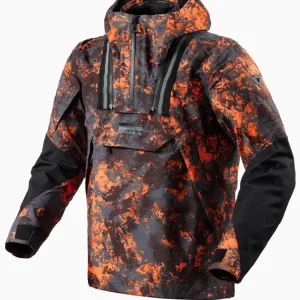 Wyprzedaż Kurtka enduro REV’IT! Smock Blackwater 2 H2O czarno-pomarańczowa