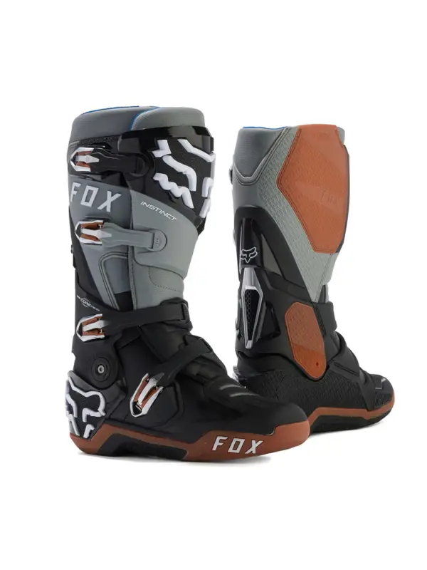 Buty enduro Fox Instinct czarno-szaro-brązowe Bezpieczna płatność