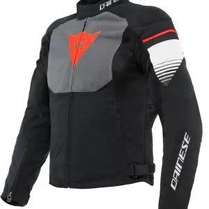 Kurtka motocyklowa tekstylna Dainese Air Fast Tex czarno-szaro-biała Wyjątkowa oferta