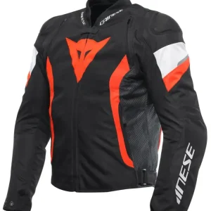 Najlepsza cena Kurtka motocyklowa tekstylna Dainese Avro 5 Tex czarno-czerwono-biała