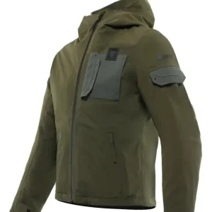 Wyjątkowa oferta Kurtka motocyklowa tekstylna Dainese Corso Absoluteshell Pro zielona