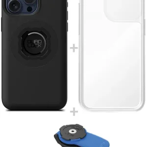Zestaw: etui MAG na telefon iPhone 15 Pro Max (magnetyczne) + wodoodporny pokrowiec MAG + uchwyt kulowy Quad Lock Do wyczerpania zapasów
