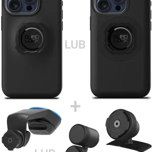 Zestaw do samochodu: etui na telefon iPhone 15 Pro + mocowanie Quad Lock Obniżka ceny