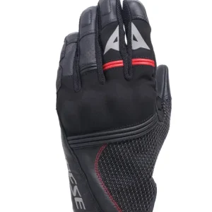 Taniej Rękawice motocyklowe letnie Dainese Namib czarno-czerwono-białe