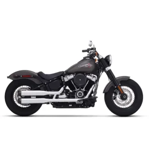 Hit sprzedaży Tłumiki motocyklowe Rinehart Racing 3,5" Duals do modeli Harleya Davidsona Softail chromowane/czarne