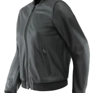 Kurtka motocyklowa damska skórzana Dainese Accento [wersja perforowana] czarna Niska cena