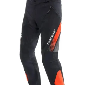 Obniżka ceny Spodnie motocyklowe tekstylne Dainese Drake 2 Air Absoluteshell czarno-czerwone