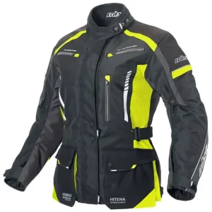 Kurtka motocyklowa tekstylna damska Büse Torino II czarno-żółta Oferta czasowa