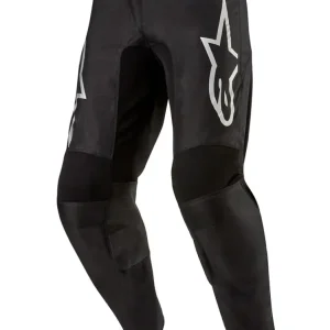 Spodnie cross Alpinestars MX Fluid Graphite czarne Wysoka jakość