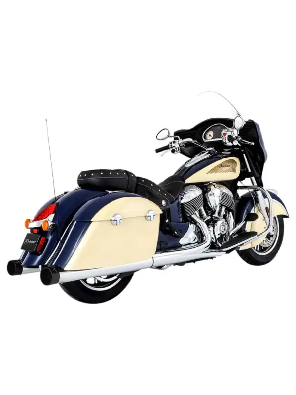 Sprawdź teraz Tłumiki motocyklowe Rinehart Racing 4" do wybranych modeli Indian chromowane/czarne