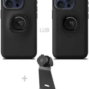 Okazja Zestaw na biurko: etui na telefon iPhone 15 Pro + uchwyt Quad Lock