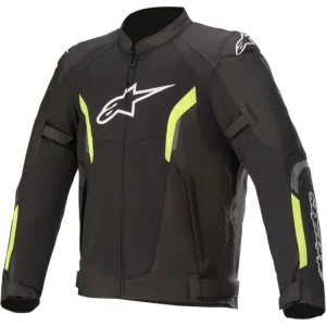 Popularny Kurtka motocyklowa tekstylna Alpinestars AST V2 Air czarna/zółta