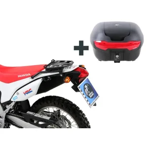 Ograniczona ilość Zestaw: kufer centralny Journey 40 + stelaż Hepco&Becker Honda CRF 250 L (12-) / Rally (17-) czarny