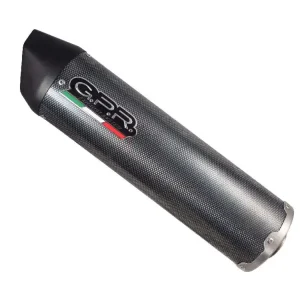 Wysoka jakość Tłumik G.P.R Furore Evo4 Poppy do Aprilii RX 125 (21-23) Stal nierdzewna