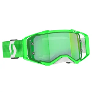 Gogle motocyklowe Scott Prospect z zieloną lustrzaną szybą zielono-białe Zamów dziś