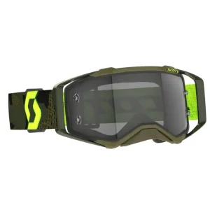 Gogle motocyklowe Scott Prospect Light Sensitive zielono-fluo żółte Popularny