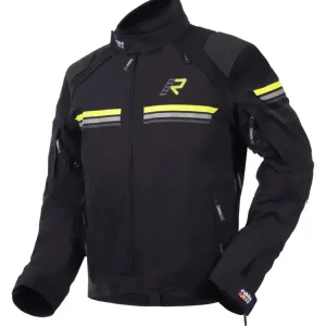 Kurtka motocyklowa tekstylna Rukka Armatou-R czarno-żółta fluo Oferta limitowana