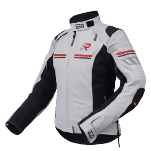 Kurtka motocyklowa damska tekstylna Rukka Armatou-R szaro-czarna Bezpieczne zakupy