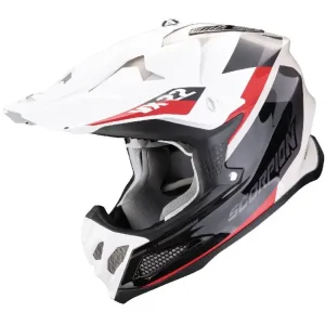 Tylko dziś Kask enduro Scorpion VX-22 Air Beta beżowo-biało-czarny