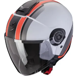 Hit sprzedaży Kask otwarty Scorpion Exo-City II Vel szaro-czerwony matowy