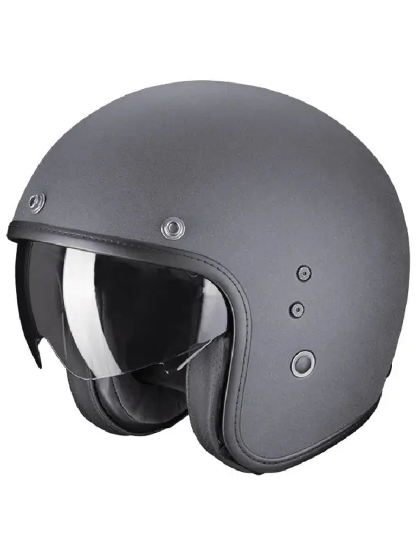 Kask otwarty Scorpion Belfast Evo Graphite szary matowy Wysoka jakość