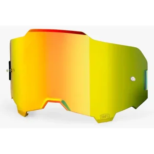 Dodaj do koszyka Szybka do gogli 100% Armega lustrzana złota