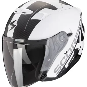 Zamów dziś Kask otwarty Scorpion Exo-230 QR biało-czarny matowy