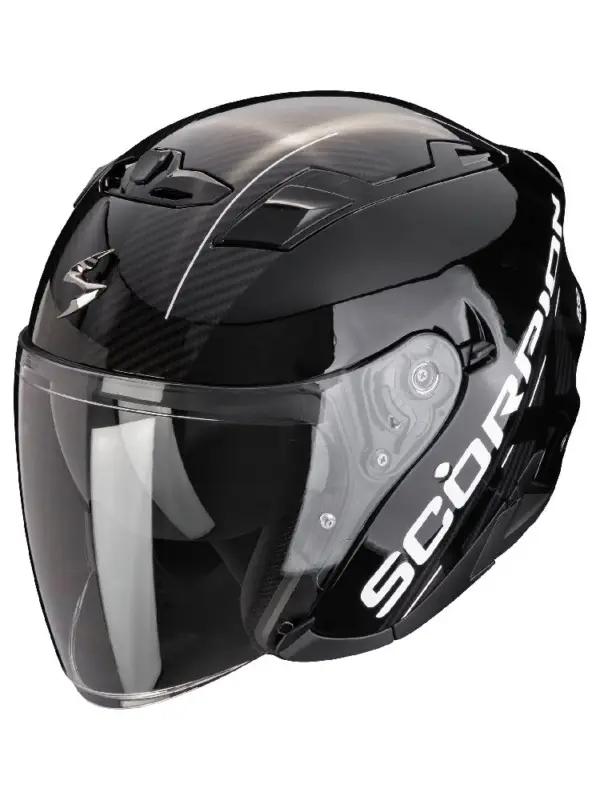 Obniżka ceny Kask otwarty Scorpion Exo-230 QR czarno-srebrny