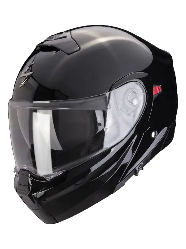 Kask szczękowy Scorpion EXO-930 EVO Solid czarny połysk Super okazja