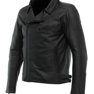 Nowość Kurtka motocyklowa skórzana Dainese Chiodo czarna