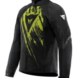 Kurtka motocyklowa tekstylna Dainese Herosphere Air Tex czarno-żółta Wyjątkowa oferta
