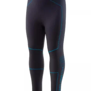 Ekspresowa dostawa Legginsy termoaktywne dziecięce Brubeck Thermo Kids szaro-niebieskie