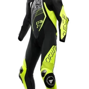 Ostatnia szansa Kombinezon motocyklowy jednoczęściowy Dainese Audax D-Zip [wersja perforowana] czarno-żółto-biały