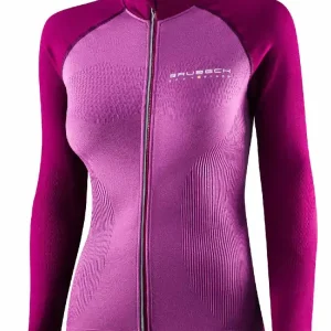 Wyjątkowa oferta Bluza termoaktywna damska Brubeck Athletic fioletowa