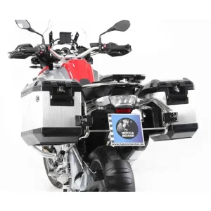 Ograniczona ilość Zestaw: kufry boczne + stelaże Hepco&Becker Xplorer Cutout BMW R1200GS LC Adventure (14-18) srebrne